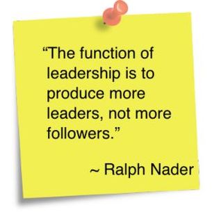 www.EvolutionaryConnections.co.uk Ralph Nader the function of leadership